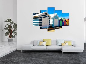 Tablou - Plaja Brighton, Melbourne, Australia (150x105 cm)