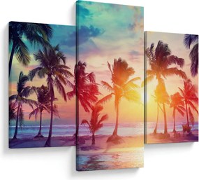 Tablou - Apus de soare tropical (90x60 cm)