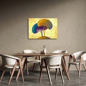 Tablou - Copaci în deal (70x50 cm)