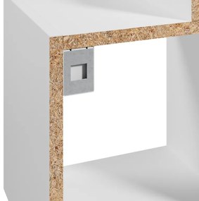 Polita de perete ALITTY 96x46 cm, alba