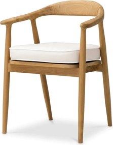 Scaun elegant design LUX Beale natur/ off-white