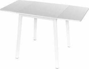 Masa extensibila MAURO, alb, 60/120x60x75 cm