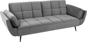 Canapea extensibila BOUTIQUE 215cm gri/ negru A-40567 VC