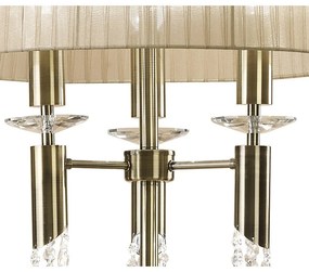 Lampadar elegant Tiffany alama antique/ abajur soft bronz