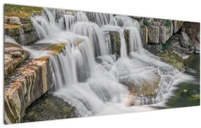 Tablou cu cascade (120x50 cm), în 40 de alte dimensiuni noi