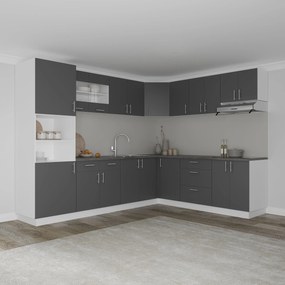 Corp Baza Colt Karo, Antracit/Alb, 98 x 50 x 80 cm