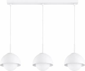 BRILAGI - Lustră pe cablu COSMO 3xE27/60W/230V albă