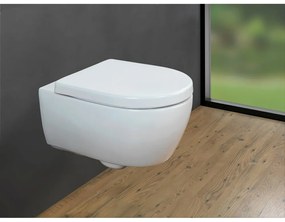 Capac WC 35,5 x 46 cm Easy-Close (cu închidere automată) Exclusive No. 9 – Wenko