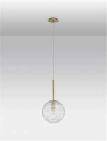 Pendul modern design decorativ COEN auriu D-25cm