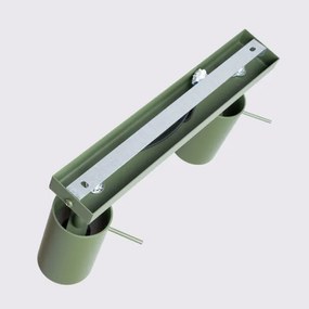 Spot Sollux SL.1501 RING 2xGU10/10W/230V verde