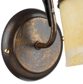 Aplică ONLI ALGA 3xE14/6W/230V bronz