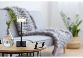 Lampă LED dimabilă de masă Globo 21026S SHIRA LED/2,5W/3,7V 2700/4000/6500K negru