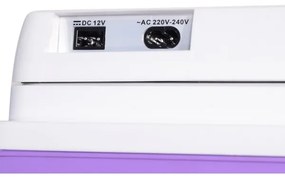 Ladă frigorifică auto portabilă 23 l 55W/12V/230V mov/albă