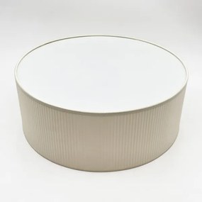 Plafonieră SIRJA PLISADO 2xE27/15W/230V, diametru 35 cm, crem