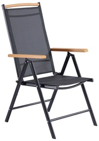 Scaun de grădină pliabil metalic Izzy