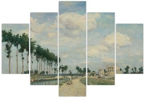 Tablou - Johan Barthold Jongkind, The Towpath, reproducere (150x105 cm)