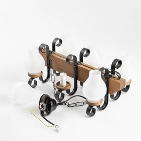 Lustră pe lanț Brilagi QUEEN 6xE14/40W/230V fag