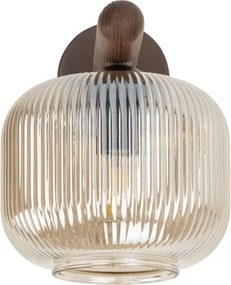 Lampă de perete SALVIA 1xE14/10W/230V maro/maro fumuriu