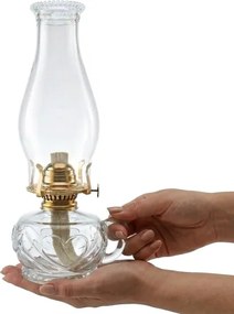 Brilagi - Lampă cu petrol MERLIN transparentă