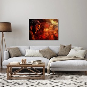 Tablou - Buddha în nuanțe roșii (70x50 cm)
