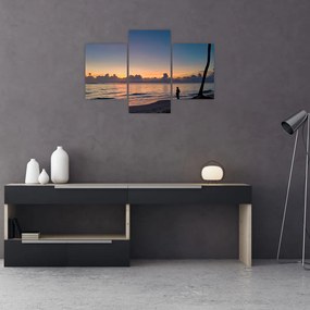 Tablou femeii pe plajă (90x60 cm)
