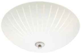 Plafonieră albă cu abajur din sticlă ø 35 cm Cut – Markslöjd