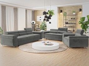 Set canapea fotoliu 3+2+1 Terazuro 3+2+1 (Gri) . Promo -17%. 1105849