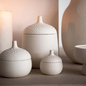 Räder Bol mic de bijuterii din Ceramica Crem