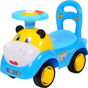 Masinuta cu functie de trotineta fara pedale NOVOKIDS™ Super Hipo Car , Cu melodii si sunete, maxim 25 kg , Pentru interior si exterior, Model