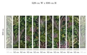 Tapet VLAdiLA Green Jungle 520 x 300 cm