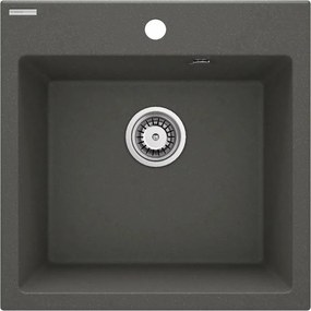 Chiuveta granit Deante Evora 50x50 cm antracit metalic