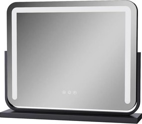 Brilagi -LED Oglindă de machiaj reglabilă CALIFORNIA LED/22W/230V 58x43 cm neagră