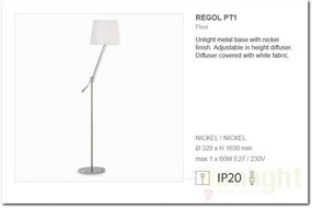 Lampadar, lampa de podea REGOL PT1 BIANCO 014609