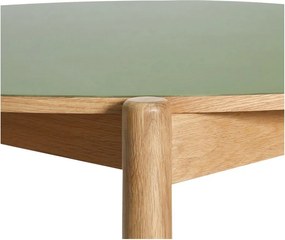 Masă de dining rotundă din lemn de stejar ø 115 cm Oblique – Hübsch