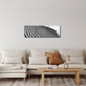 Tablou - Dună de nisip (cu ceas) (90x30 cm)