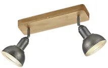 Plafoniera rustica 2 becuri E14 Delhi 803400267 TRIO