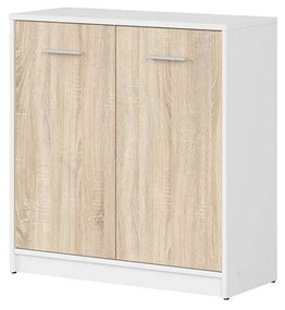 Dulap Nepo Plus 4 (alb + stejar sonoma) . 1098282