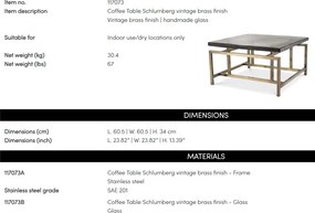 Masuta de cafea design LUX Schlumberg