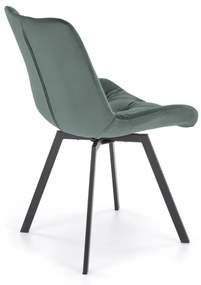 Scaun catifea K519 velvet verde