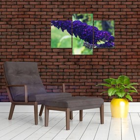 Tablou cu floare albastră (90x60 cm)