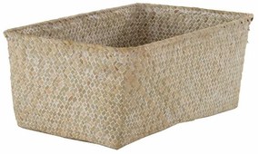 Cos tricotat compactor 30 x 20 x 13 cm, bej