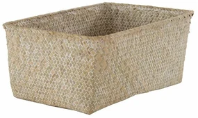 Cos tricotat compactor 30 x 20 x 13 cm, bej