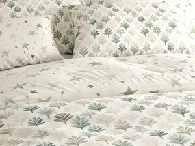 Lenjerie de pat din microfibra TREES & STARS verde Dimensiune lenjerie de pat: 70 x 90 cm | 140 x 220 cm