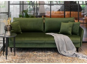 Canapea trei locuri Vivaldio  (verde + negru). 1098881