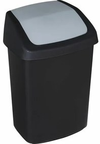 Coș de gunoi Curver Swing 10 L,  negru, 10 l