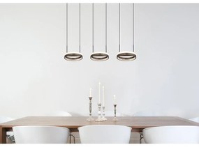 Lustra cu 3 pendule LED CCT DELLA 67179H2 GL
