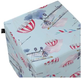 Puf de copii albastru Magic - Yellow Tipi