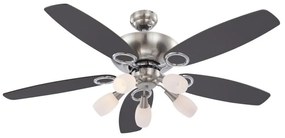 Ventilator de tavan GLOBO 0337 JERRY 5xE14/40W/230V