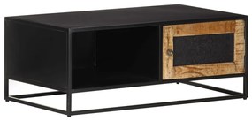 vidaXL Măsuță de cafea, 90x50x35 cm, lemn de mango nefinisat