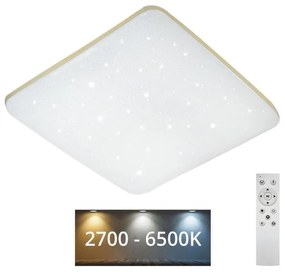 Plafonieră LED dimabilă MANA LED/60W/230V 2700-6500K + telecomandă